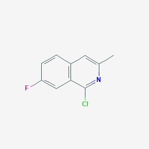 1-Chloro-7-fluoro-3-methylisoquinoline