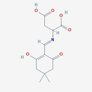 N-[(4,4-dimethyl-2,6-dioxocyclohexylidene)methyl]aspartic acid