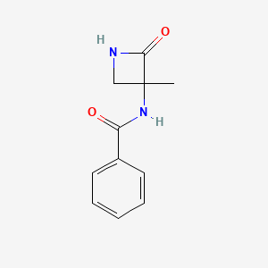 N-(3-Methyl-2-oxoazetidin-3-yl)benzamide