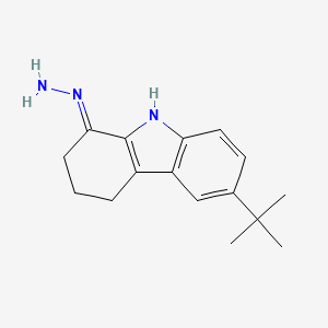 6-tert-butyl-2,3,4,9-tetrahydro-1H-carbazol-1-one hydrazone