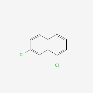 molecular formula C10H6Cl2 B11900644 1,7-Dichloronaphthalene CAS No. 2050-73-9