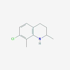 7-Chloro-2,8-dimethyl-1,2,3,4-tetrahydroquinoline