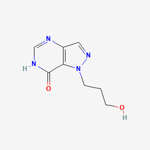 1-(3-Hydroxypropyl)-1H-pyrazolo[4,3-d]pyrimidin-7(6H)-one