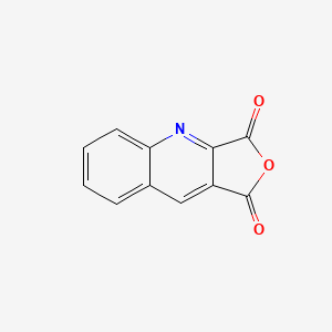 molecular formula C11H5NO3 B11900919 Furo[3,4-b]quinoline-1,3-dione CAS No. 4945-42-0