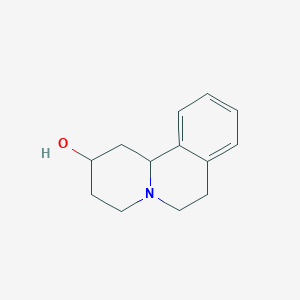 molecular formula C13H17NO B11900945 2,3,4,6,7,11B-hexahydro-1H-pyrido[2,1-a]isoquinolin-2-ol 