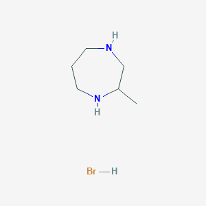 molecular formula C6H15BrN2 B11901133 2-Methyl-1,4-diazepane hydrobromide CAS No. 194032-50-3