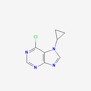 6-Chloro-7-cyclopropyl-7H-purine