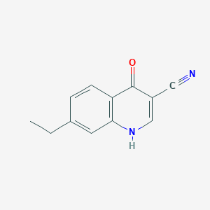 3-Quinolinecarbonitrile, 7-ethyl-4-hydroxy-