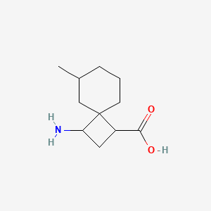 Spiro[3.5]nonane-1-carboxylicacid, 3-amino-6-methyl-