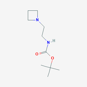 molecular formula C10H20N2O2 B11901218 tert-Butyl (2-(azetidin-1-yl)ethyl)carbamate 