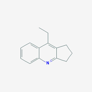 molecular formula C14H15N B11901250 9-Ethyl-2,3-dihydro-1H-cyclopenta[b]quinoline 