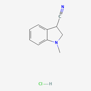 1-Methylindoline-3-carbonitrile hydrochloride