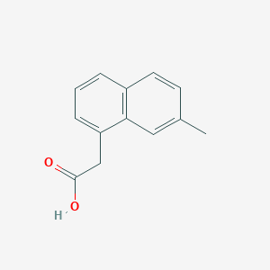 molecular formula C13H12O2 B11901389 2-(7-Methylnaphthalen-1-yl)acetic acid CAS No. 56137-91-8