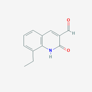 8-Ethyl-2-hydroxyquinoline-3-carbaldehyde