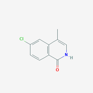 6-Chloro-4-methylisoquinolin-1(2H)-one