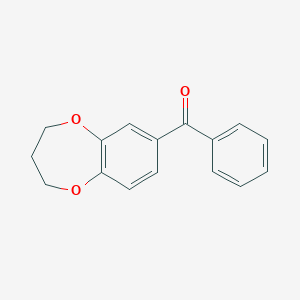 B119015 3,4-dihydro-2H-1,5-benzodioxepin-7-yl(phenyl)methanone CAS No. 147644-07-3