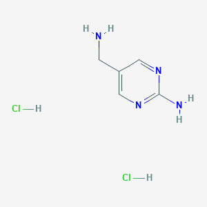 5-(Aminomethyl)pyrimidin-2-amine dihydrochloride