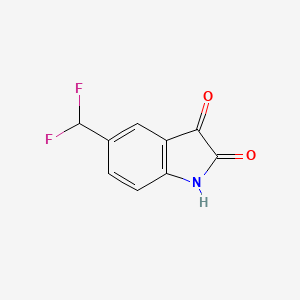 5-(Difluoromethyl)indoline-2,3-dione