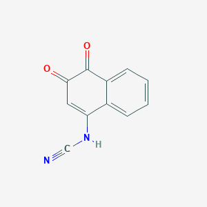 (3,4-Dioxo-3,4-dihydronaphthalen-1-yl)cyanamide