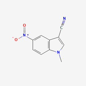 1-Methyl-5-nitro-1H-indole-3-carbonitrile