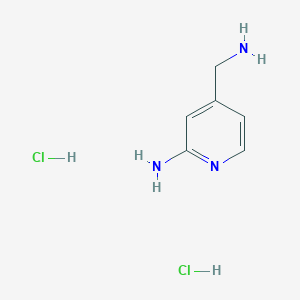 4-(Aminomethyl)pyridin-2-amine dihydrochloride