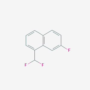 1-(Difluoromethyl)-7-fluoronaphthalene