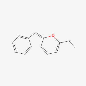 Indeno[2,1-b]pyran, 2-ethyl-