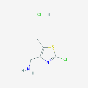 (2-Chloro-5-methylthiazol-4-yl)methanamine hydrochloride