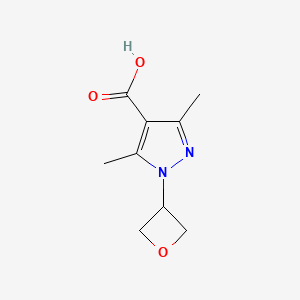 3,5-Dimethyl-1-(oxetan-3-yl)-1H-pyrazole-4-carboxylic acid