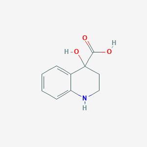 4-Hydroxy-1,2,3,4-tetrahydroquinoline-4-carboxylic acid