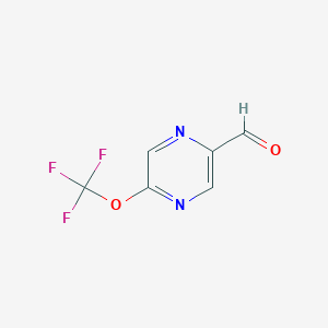 5-(Trifluoromethoxy)pyrazine-2-carbaldehyde