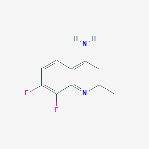 7,8-Difluoro-2-methylquinolin-4-amine