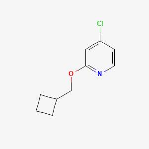 4-Chloro-2-(cyclobutylmethoxy)pyridine