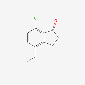 7-Chloro-4-ethyl-2,3-dihydro-1H-inden-1-one