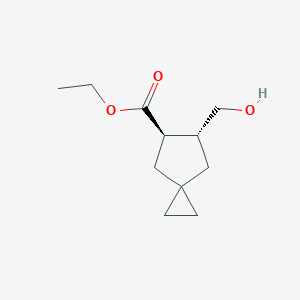 (5R,6R)-Ethyl 6-(hydroxymethyl)spiro[2.4]heptane-5-carboxylate