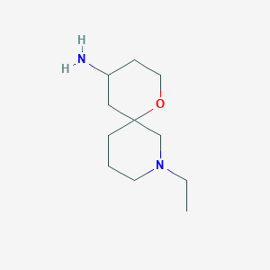 8-Ethyl-1-oxa-8-azaspiro[5.5]undecan-4-amine