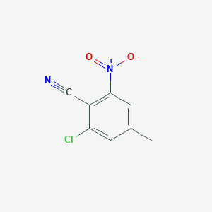 2-Chloro-4-methyl-6-nitrobenzonitrile