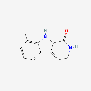 8-Methyl-2,3,9,9a-tetrahydro-1H-pyrido[3,4-b]indol-1-one