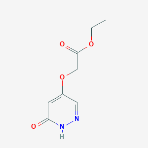 Ethyl 2-((6-oxo-1,6-dihydropyridazin-4-yl)oxy)acetate