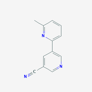 6-Methyl-[2,3'-bipyridine]-5'-carbonitrile