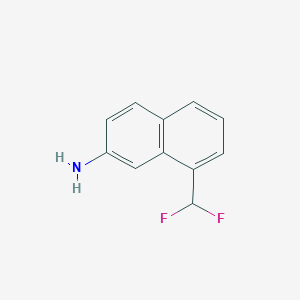 8-(Difluoromethyl)naphthalen-2-amine