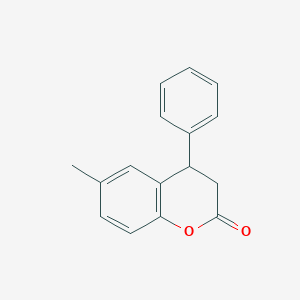 B119032 6-Methyl-4-phenylchroman-2-one CAS No. 40546-94-9