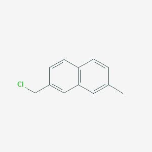 molecular formula C12H11Cl B11903261 2-(Chloromethyl)-7-methylnaphthalene 