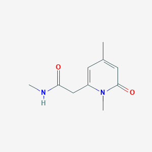 2-(1,4-dimethyl-6-oxopyridin-2-yl)-N-methylacetamide