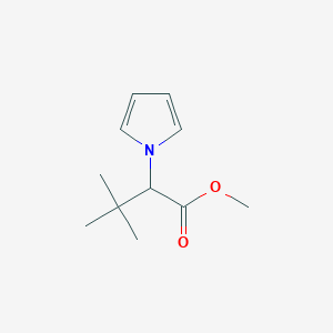 methyl 3,3-dimethyl-2-(1H-pyrrol-1-yl)butanoate