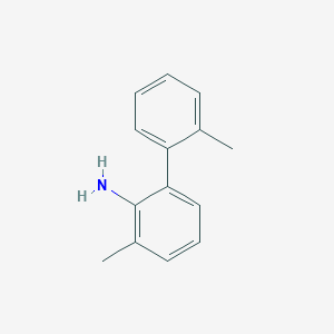 molecular formula C14H15N B11903426 2',3-Dimethyl-[1,1'-biphenyl]-2-amine 