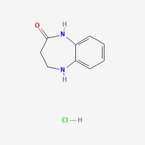 4,5-Dihydro-1H-benzo[b][1,4]diazepin-2(3H)-one hydrochloride