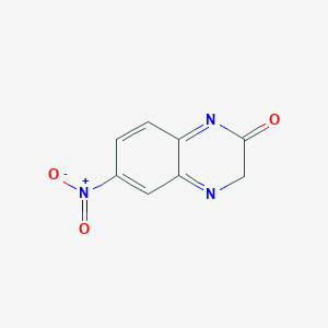 molecular formula C8H5N3O3 B11903556 6-nitro-3H-quinoxalin-2-one 