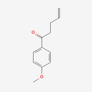 molecular formula C12H14O2 B11903579 1-(4-Methoxyphenyl)pent-4-en-1-one 