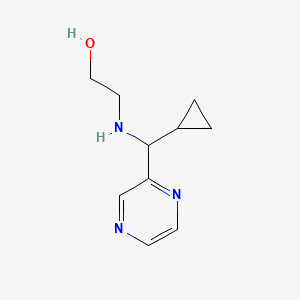 2-((Cyclopropyl(pyrazin-2-yl)methyl)amino)ethanol